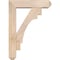 Ekena Millwork Merced Craftsman Smooth Bracket w/ Offset Brace, Douglas Fir, 5 1/2"W x 20"D x 28"H BKT0604X20X28MRC04SDF - alternate 3